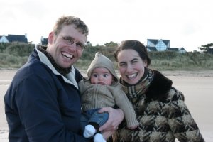 aan het geweldige strand van Sable d'Or!!