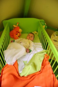 "Het heet toch niet voor niets een trappelzak?"