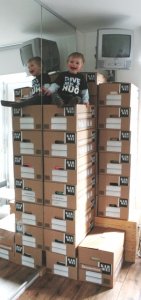 On top of the woooorld!!..ehhh..Boxes!!