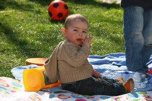 Ja, da's modder aan z'n handjes... :-)