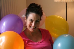 me in the bubbles (was een coole ballonnenketting..)